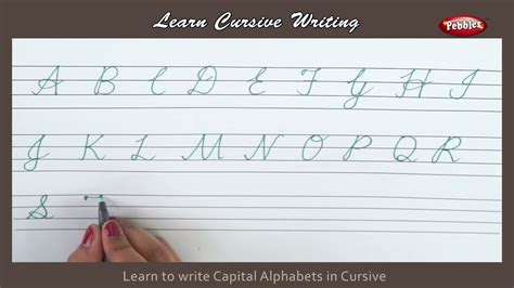 cursive capital i|how to write capital letters in cursive.